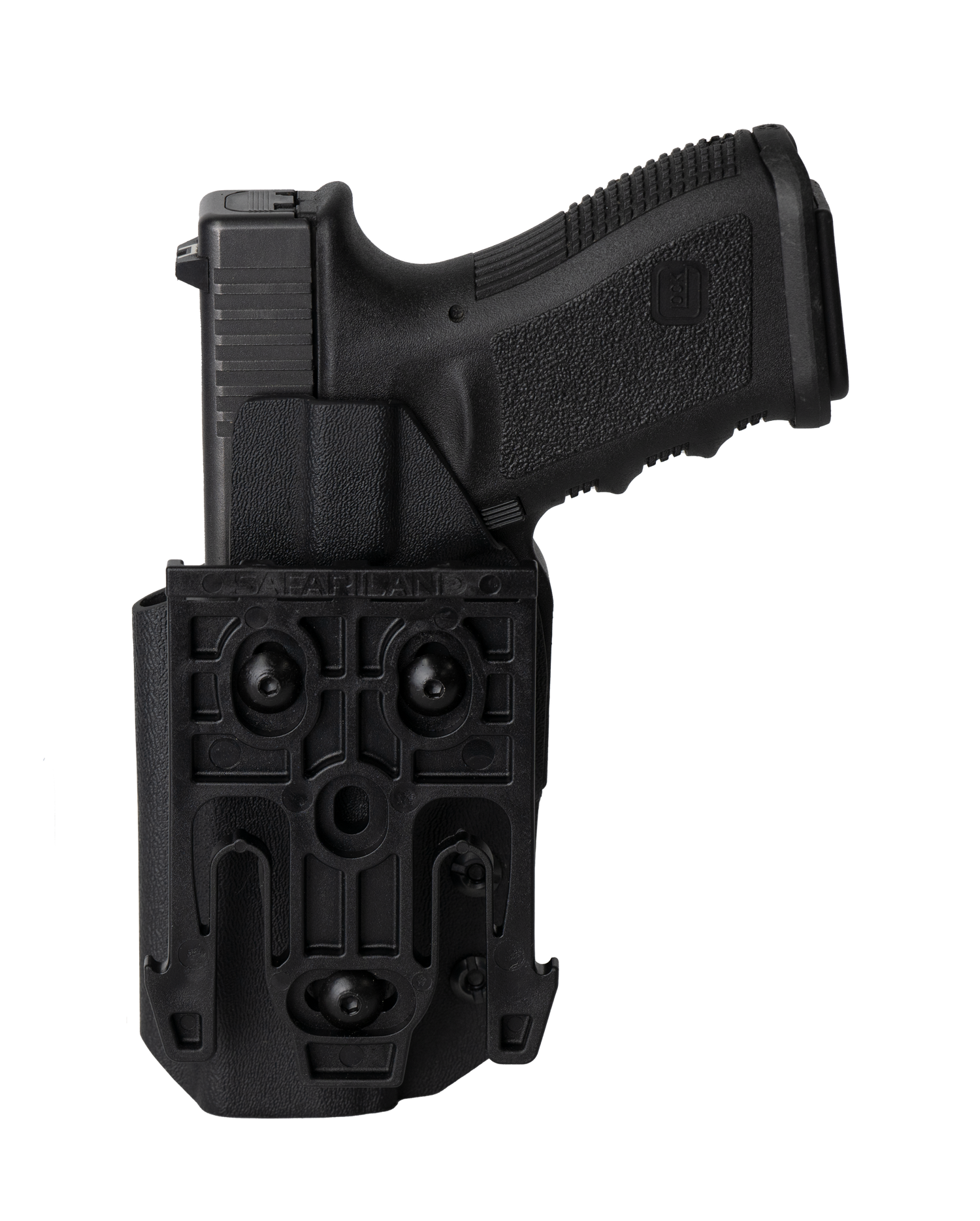 Rhino // OWB Gun Holster with Safariland QLS Fork