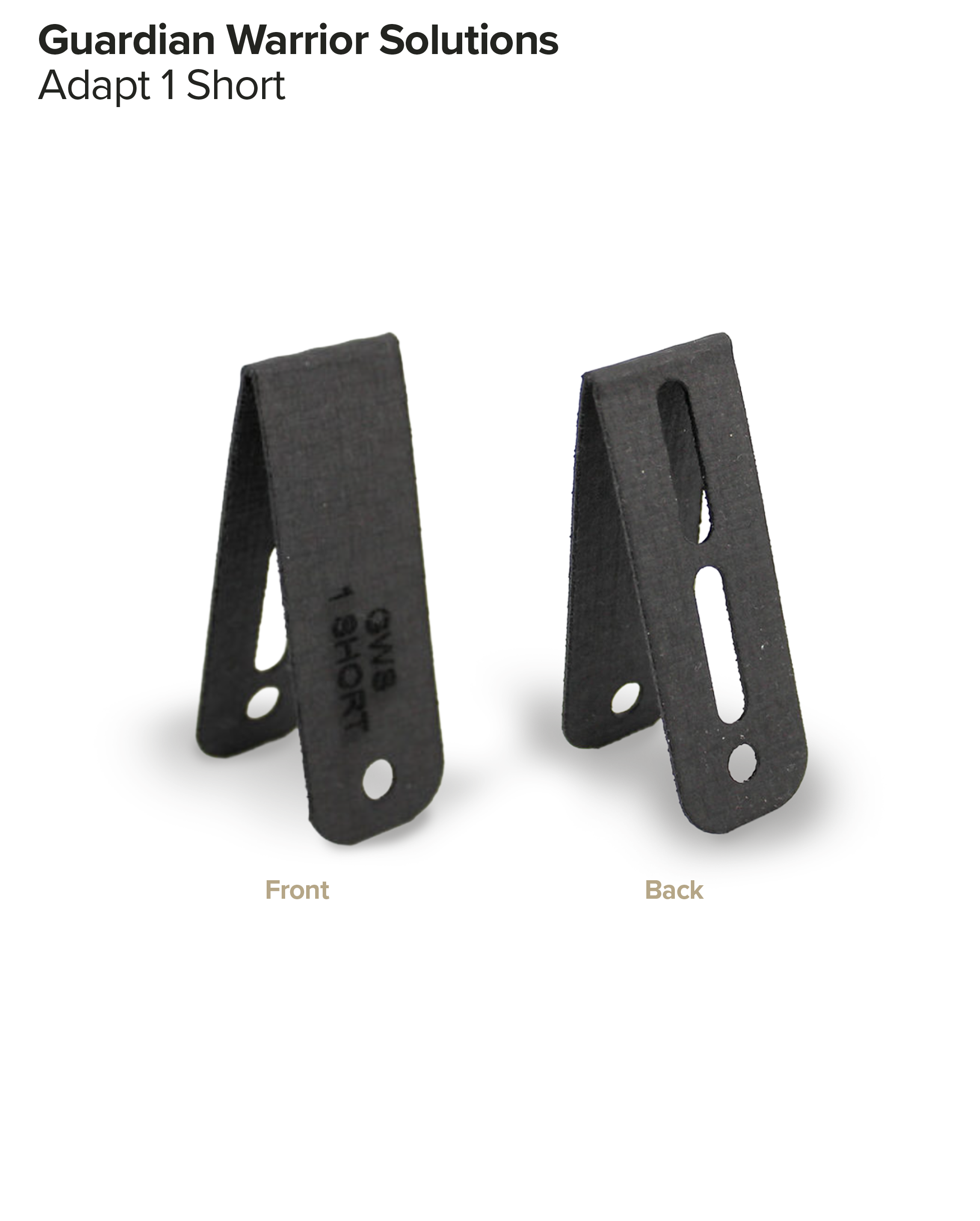 Adapt 1 Short Attachment (for Belt) $18 – Rhino Holsters